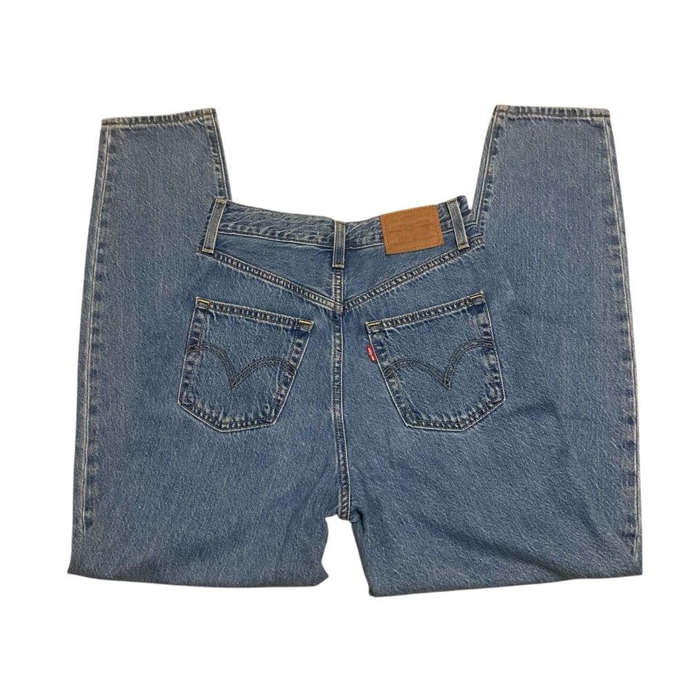 Levi's Premium High Loose Taper Blue Jeans 24 - Picture 9 of 13